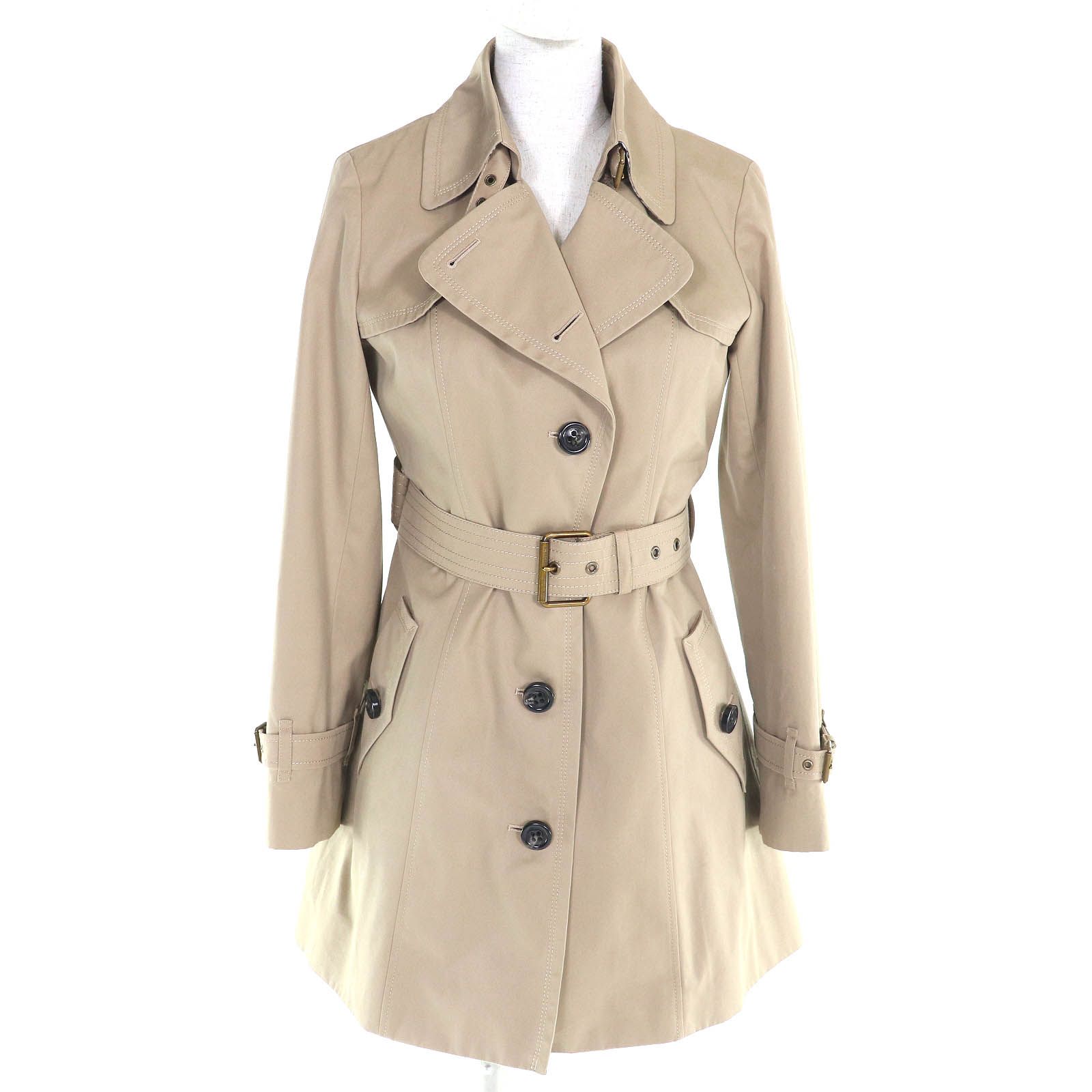 美品△BURBERRY BLUE LABEL バーバリーブルーレーベル コットン100