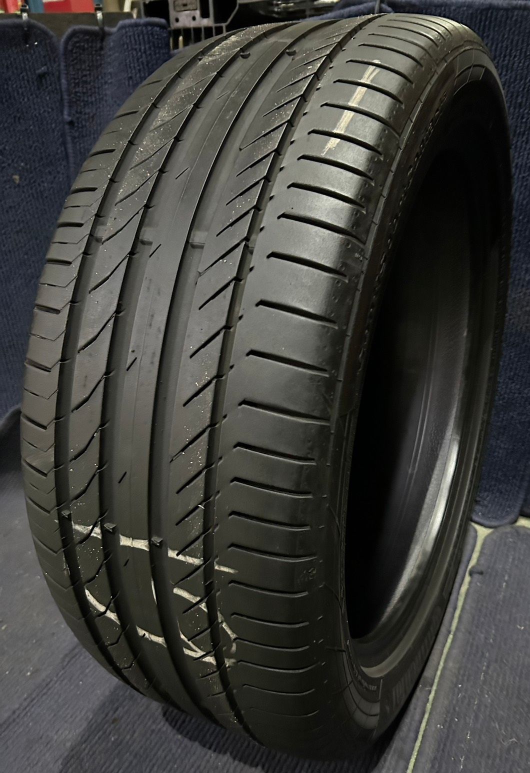 製造 溝7分山 Continental ContiSportContact 5 1本 245 45 R 19 ASP 3392