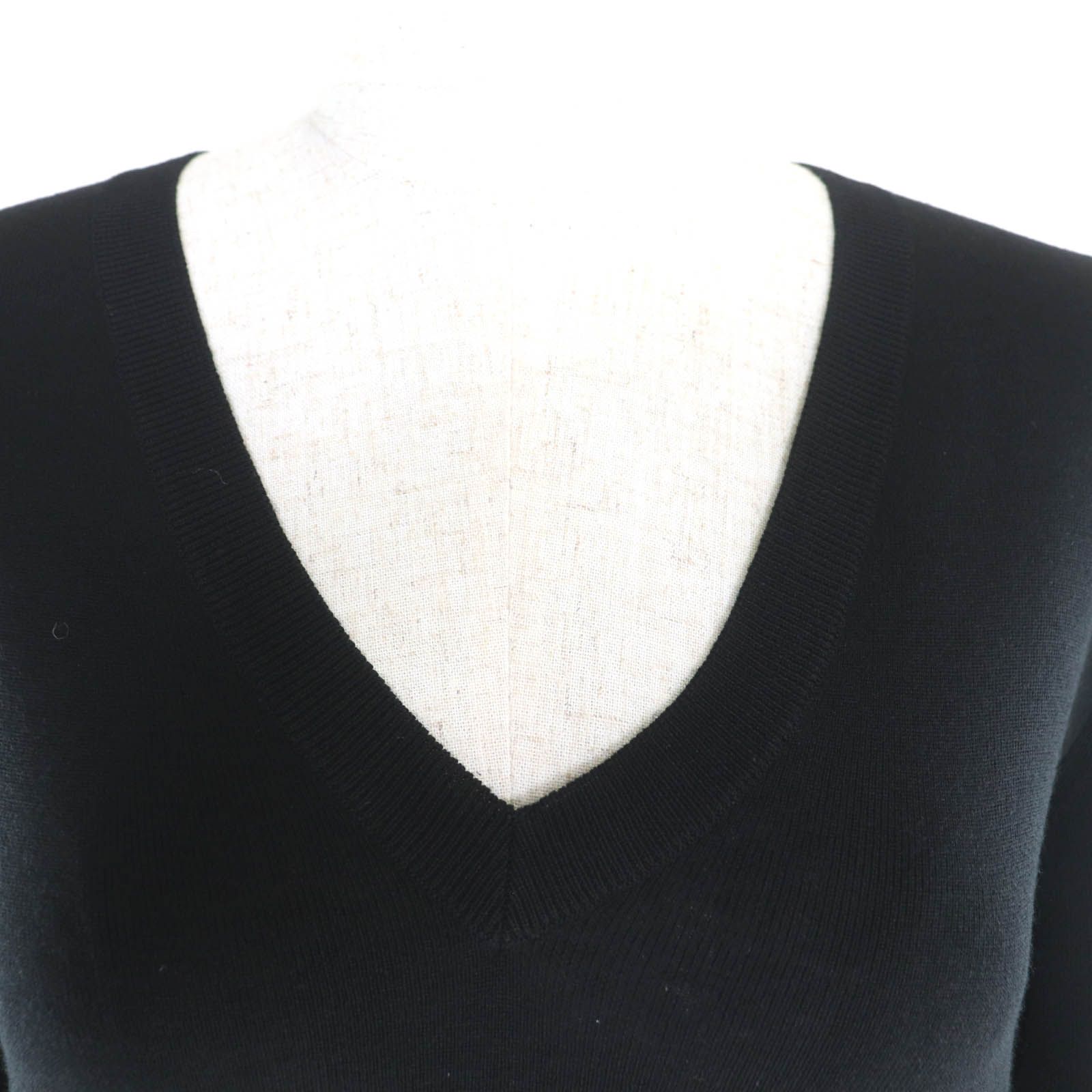 未使用品☆LOUIS VUITTON ルイヴィトン ウール100％ LVサークルロゴ 裾