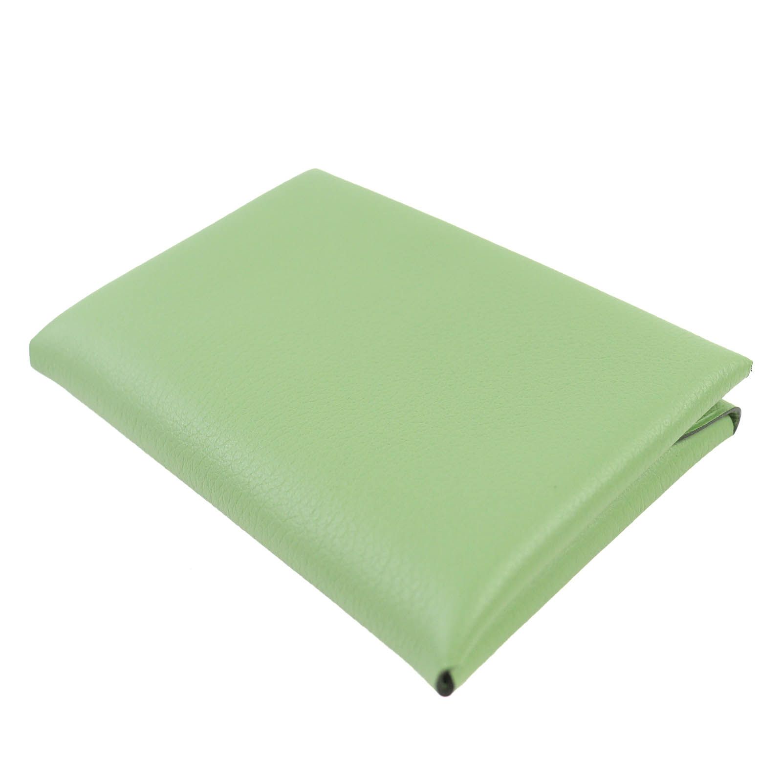  HERMES エルメス カルヴィ デュオ エバー ヴェールクリケット コインケース付き 二つ折り カードケース B刻印 き フランス製 レディース カードケース 小物