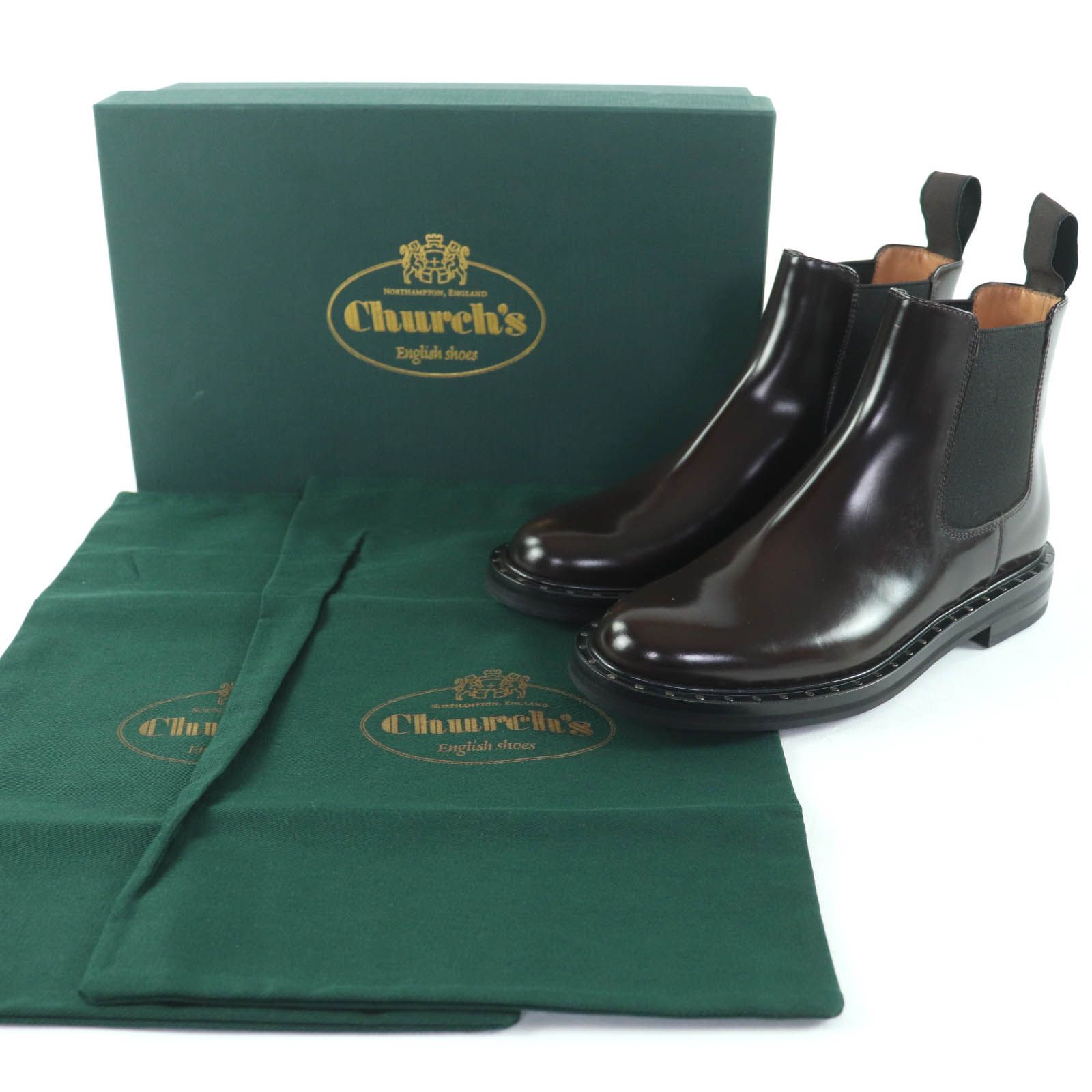 未使用品☆CHURCH'S チャーチ NIRAH2 サイドゴア レザーブーツ