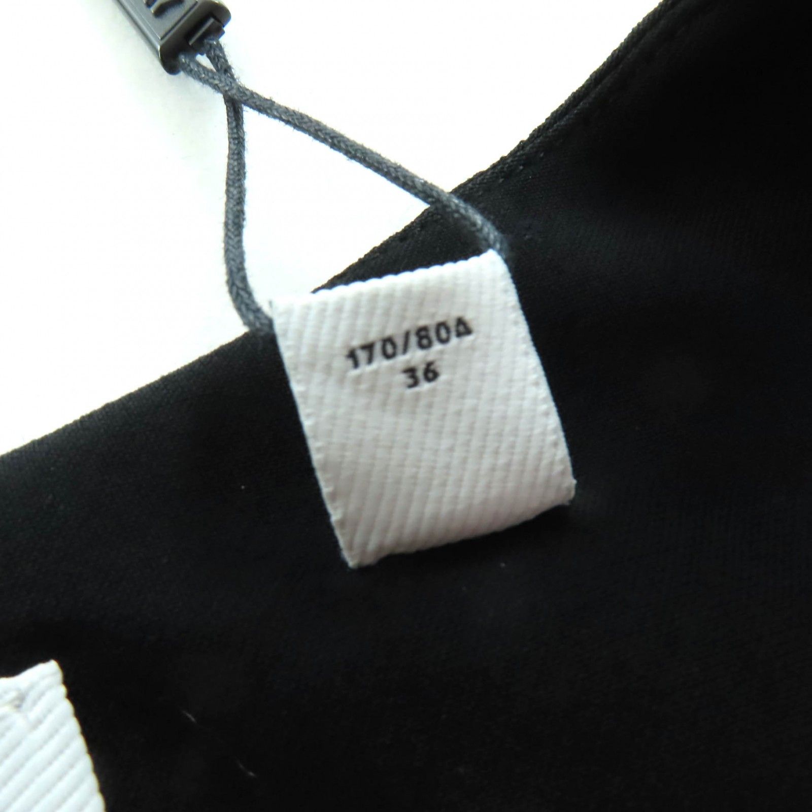  バーバリー 8043955 ティッシ期 サッシュテール Vネック ノースリーブ ワンピース ブラック 38 レディース ノースリーブ ひざ丈ワンピース