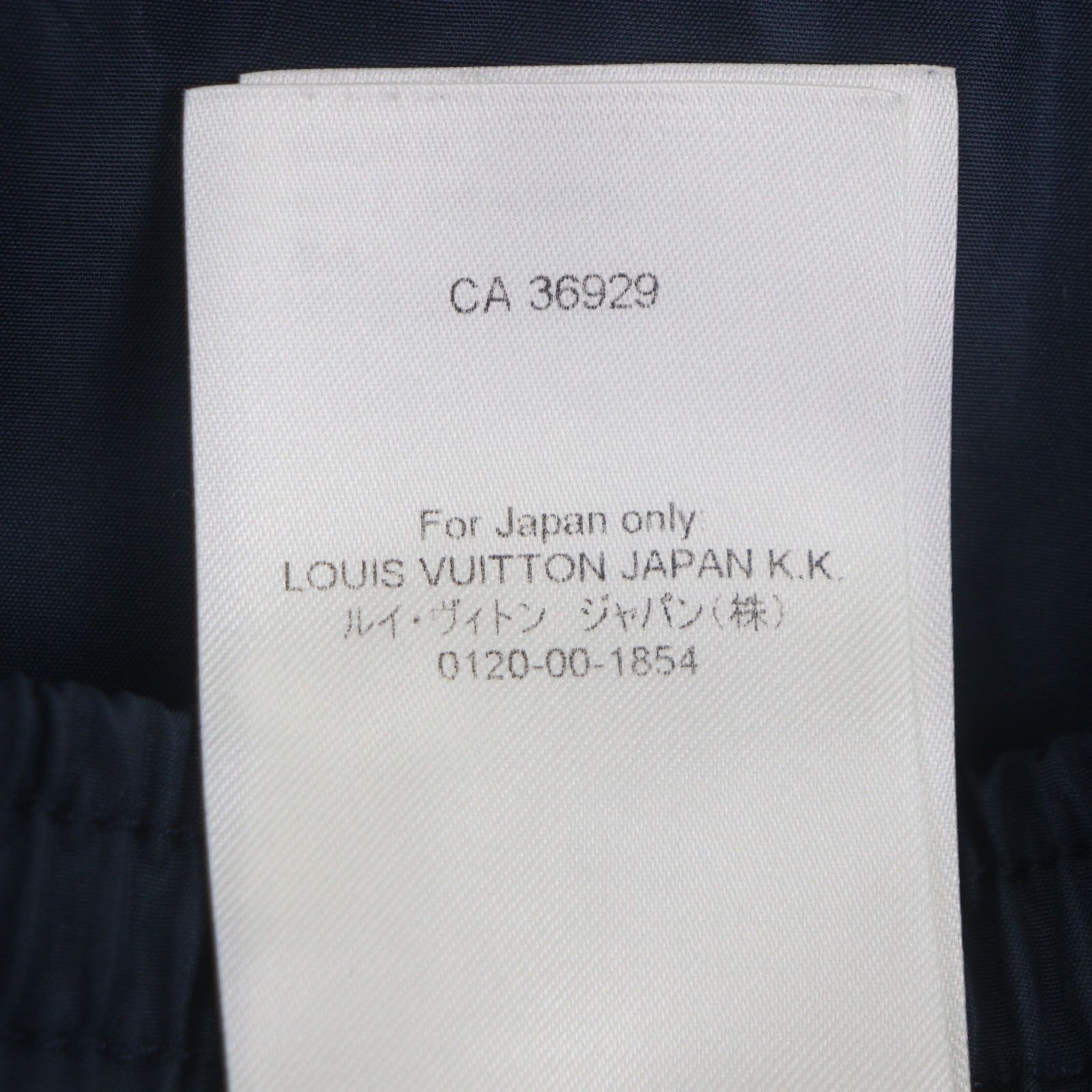 LOUIS VUITTON ルイヴィトン 24 SS RM 241 Q モノグラム ロゴプレート付き スイムパンツ ショートパンツ ネイビー S イタリア製 メンズ