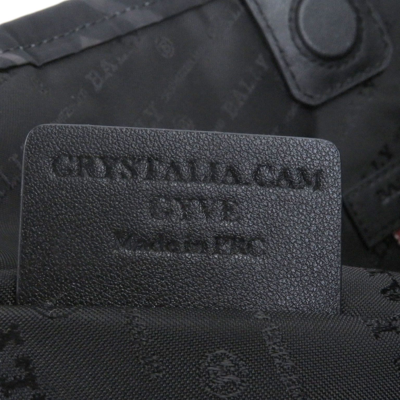 極美品□BALLY バリー CRYSTALIA 一部レザー使い カモフラ柄 ロゴ