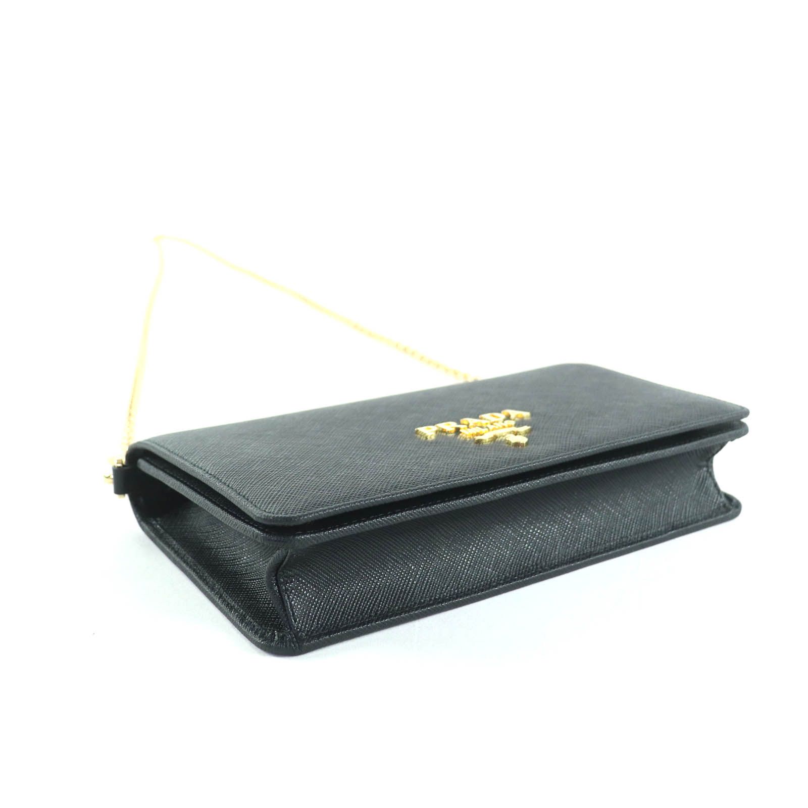 極美品☆PRADA プラダ 1BP053 サフィアーノレザー ミニバッグ