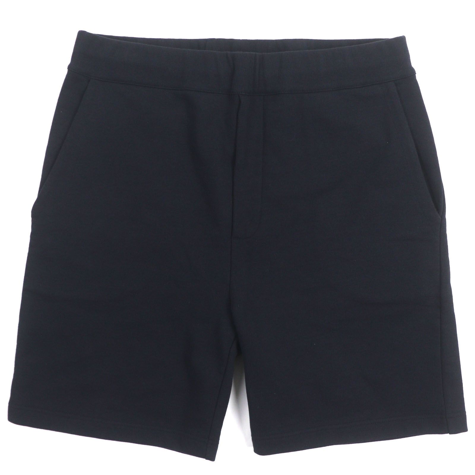 PRADA プラダ 2025年製 SJP 293 コットン ロゴワッペン付き ナイロンポケット ショートパンツ ダークネイビー L メンズ