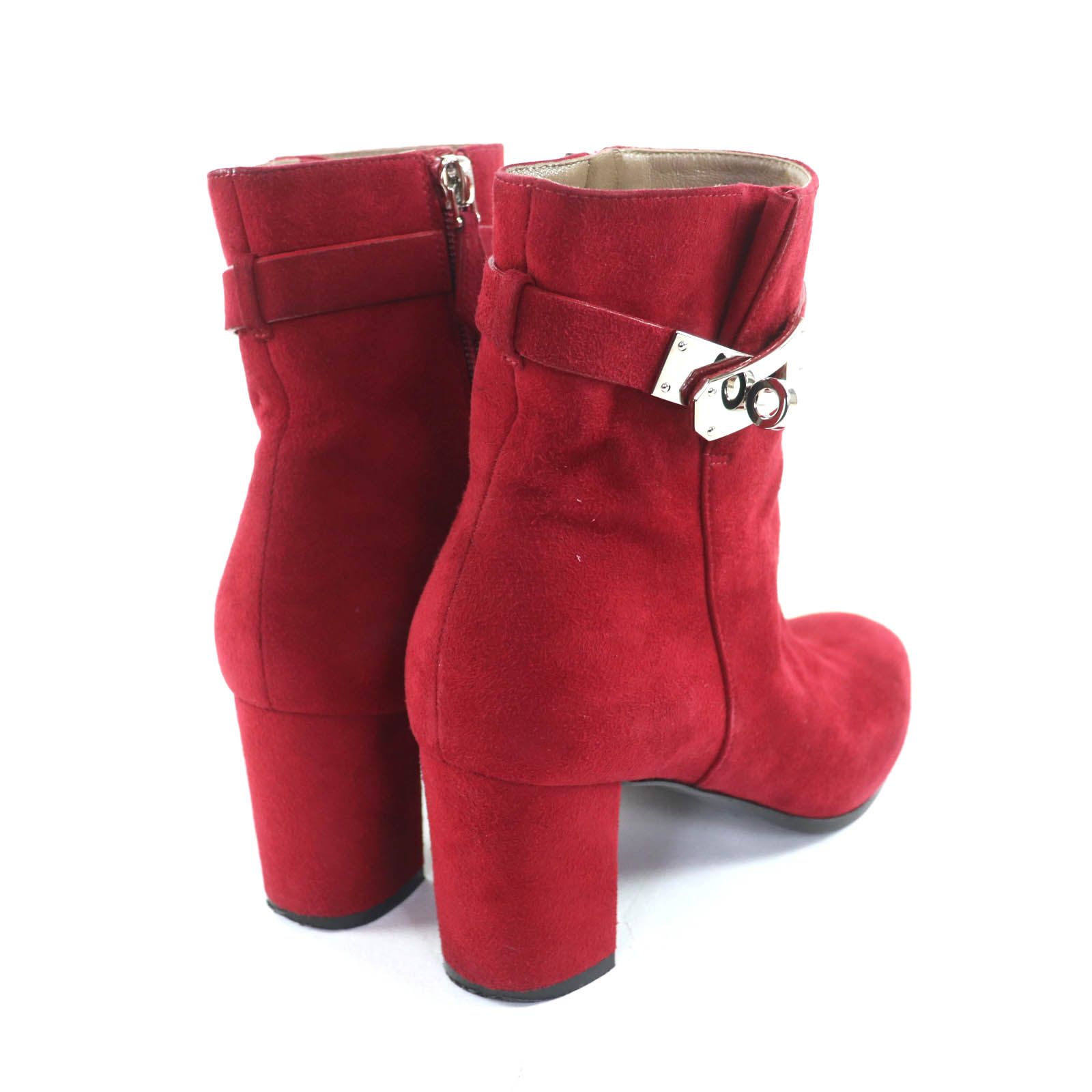 美品☆HERMES エルメス サンジェルマン ケリー金具 チャンキーヒール