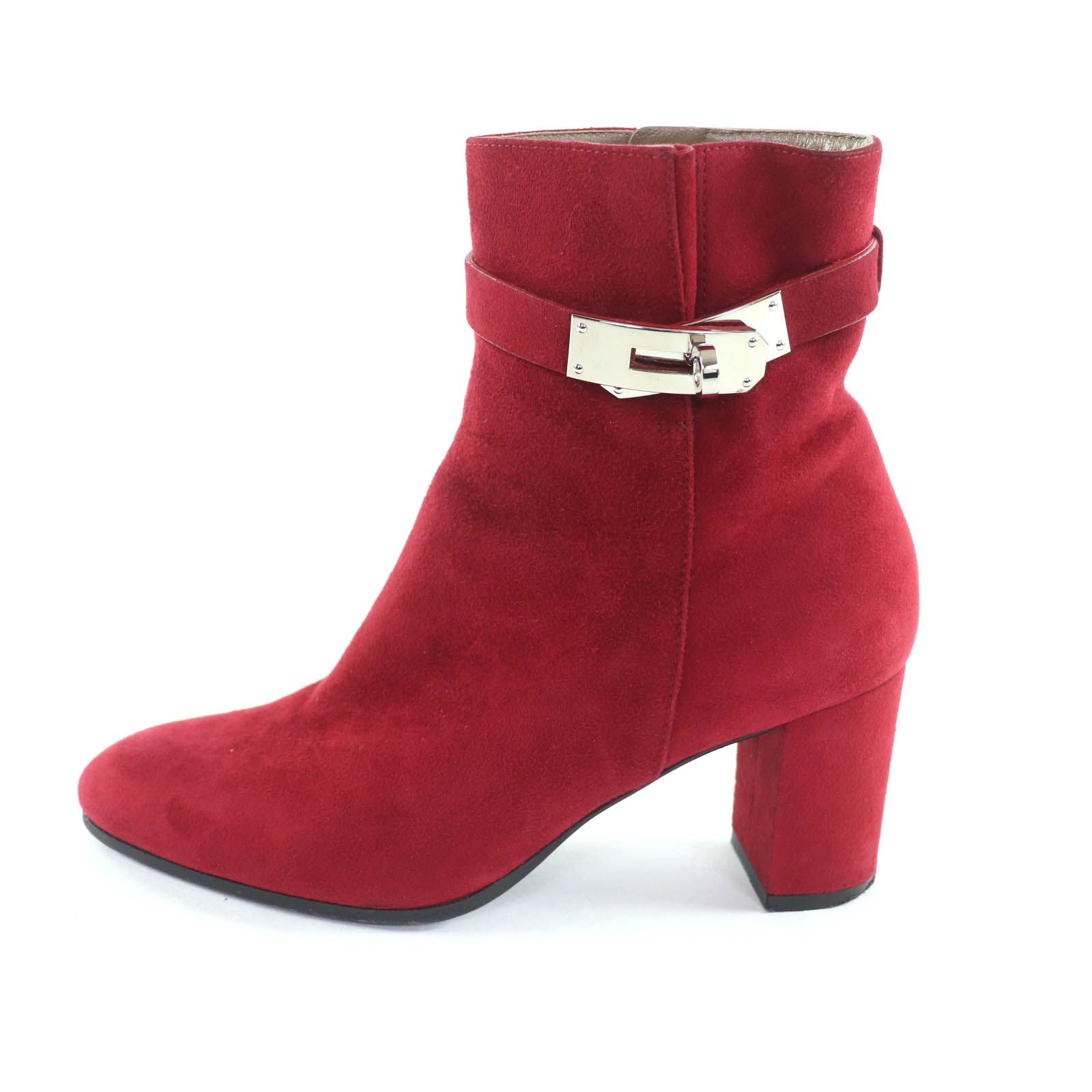 美品☆HERMES エルメス サンジェルマン ケリー金具 チャンキーヒール