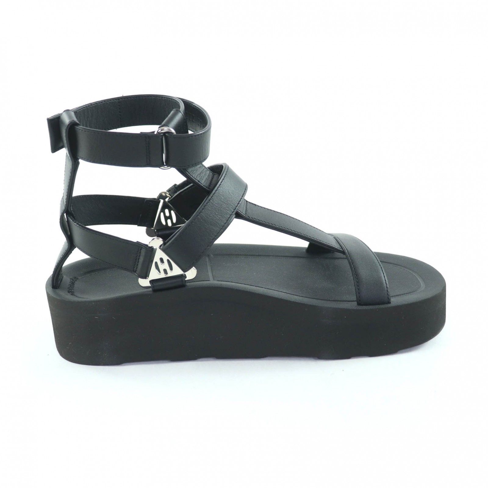 極美品☆HERMES エルメス エニド シルバー金具 ベルクロ アンクル