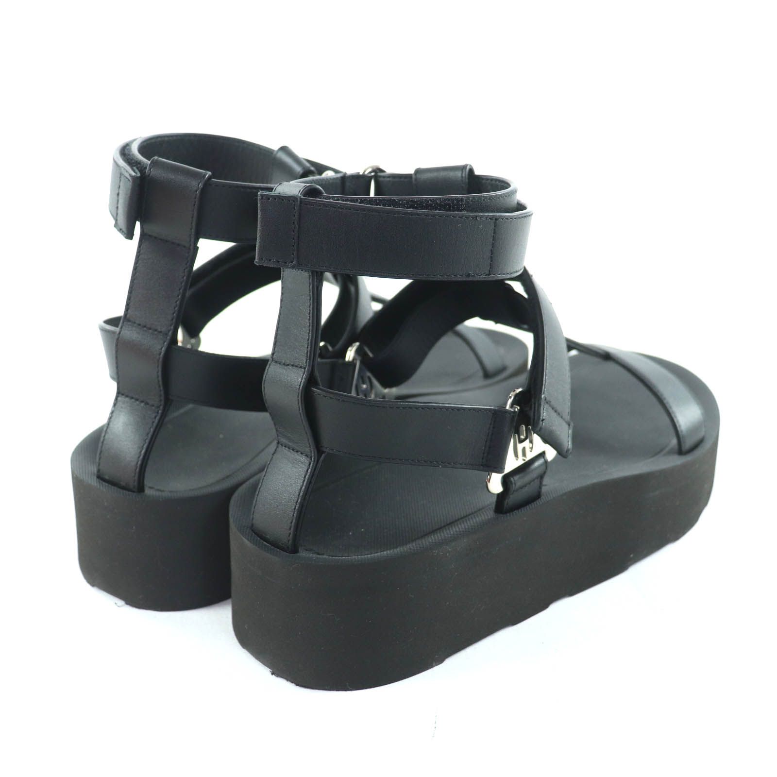 極美品☆HERMES エルメス エニド シルバー金具 ベルクロ アンクル