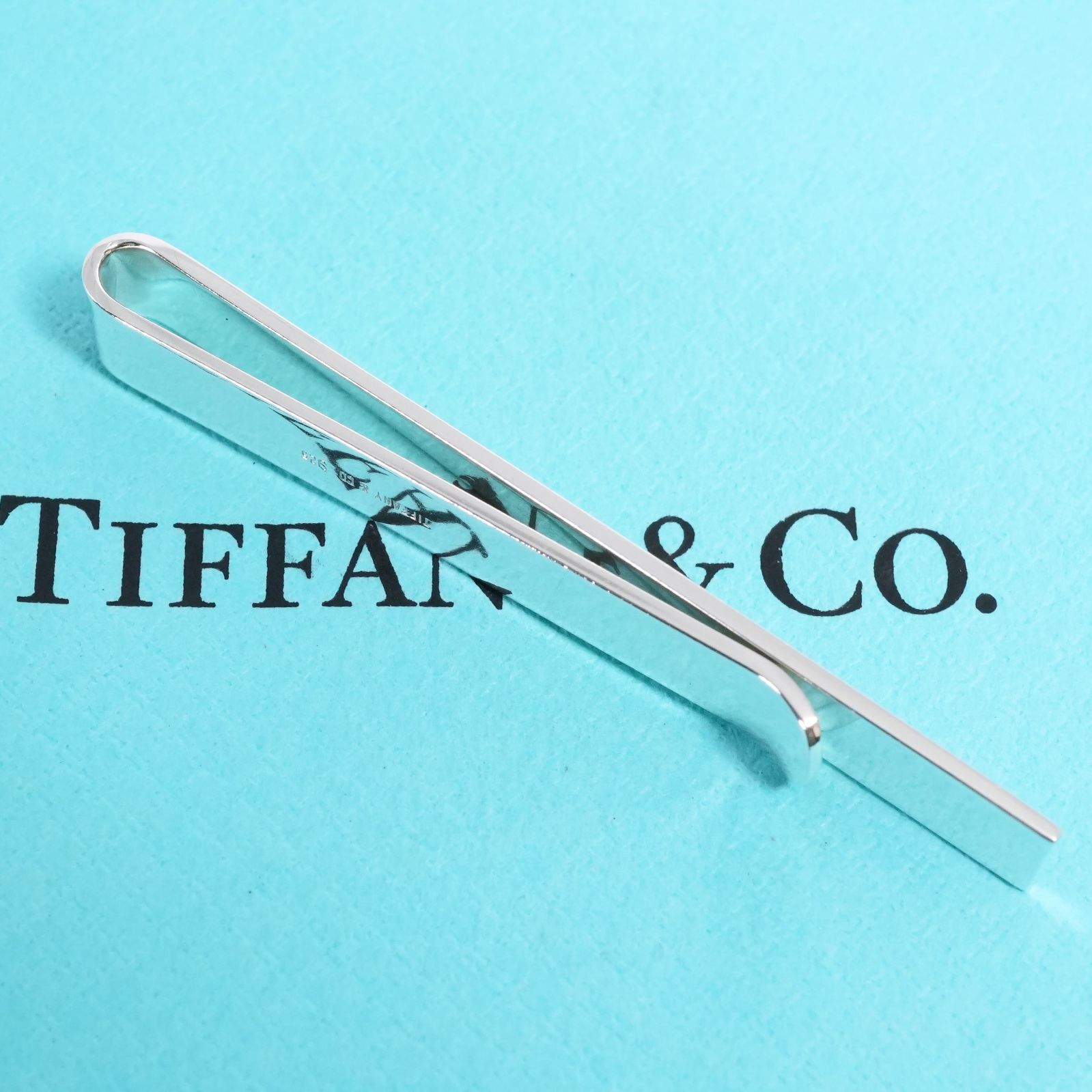極美品 ヴィンテージ ティファニー シルバー ネクタイピン/25-2165S