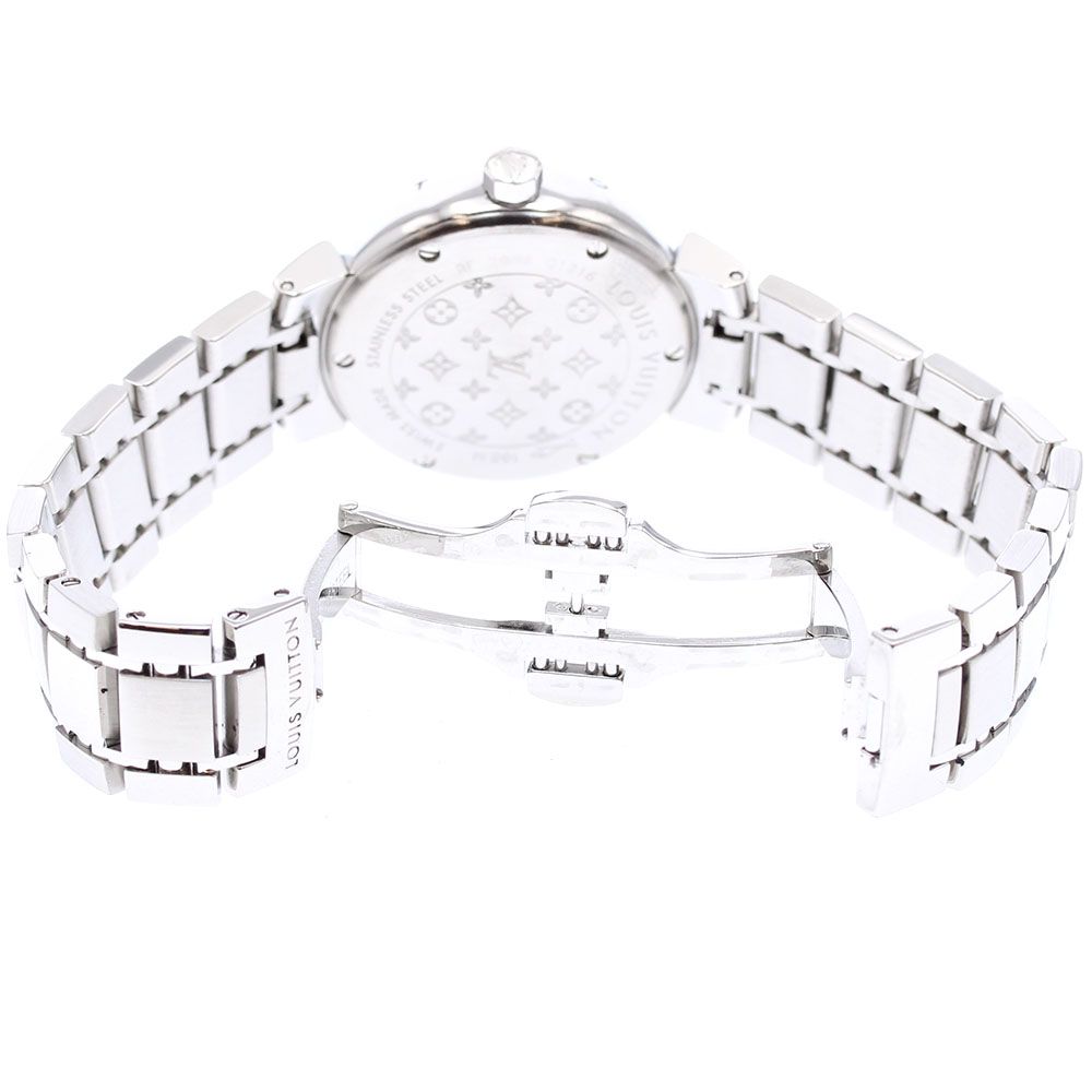 ルイ・ヴィトン LOUIS VUITTON Q1216 タンブール デイト クォーツ