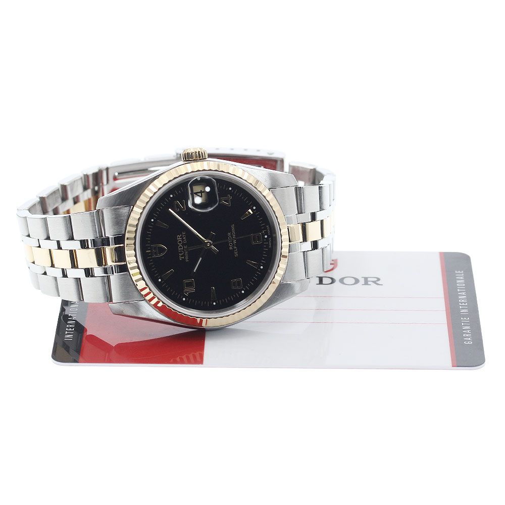 チュードル TUDOR 74033 プリンス デイト 自動巻き メンズ良品保証書