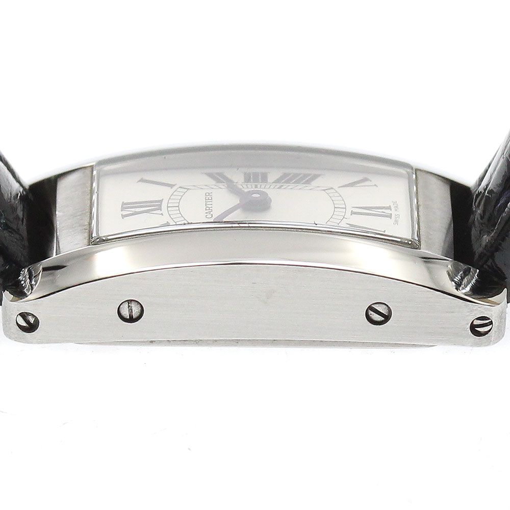 カルティエ CARTIER WSTA0032 タンクアメリカン ミニ クォーツ レディース 良品 箱・保証書付き_923584 カルティエ CARTIER WSTA0032 タンクアメリカン ミニ クォーツ