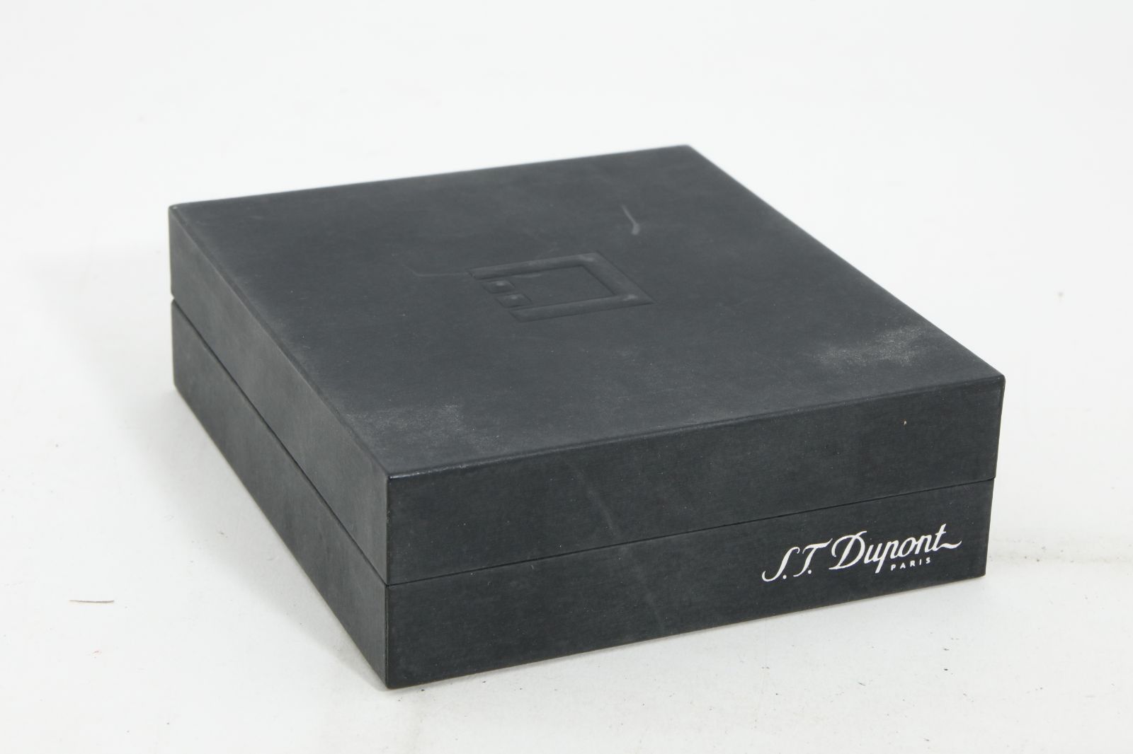 2492 デュポン S T Dupont ギャッツビー GATSBY ブラック シルバー ローラー式 ガスライター ケース付き 喫煙