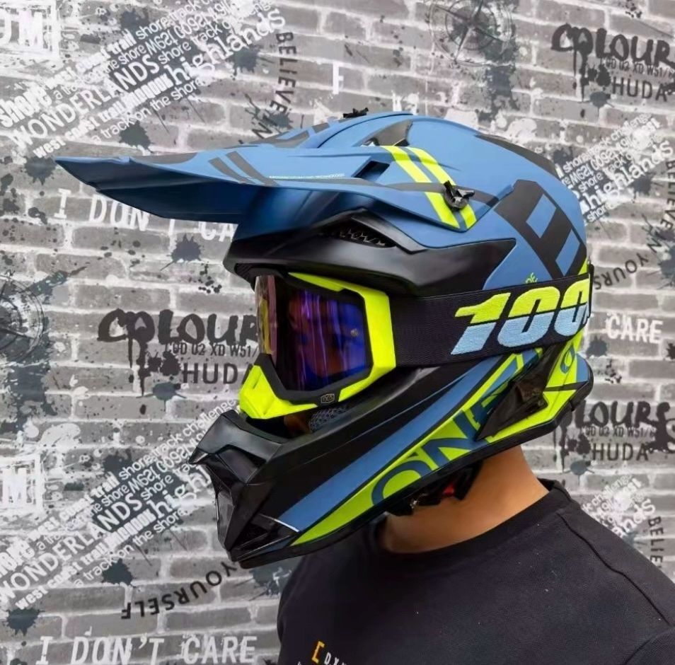 ゴーグル付き！バイク オフロードヘルメット ATV フルフェイスヘルメット　新品 ゴーグル付き！ATV バイク オフロードヘルメット フルフェイス