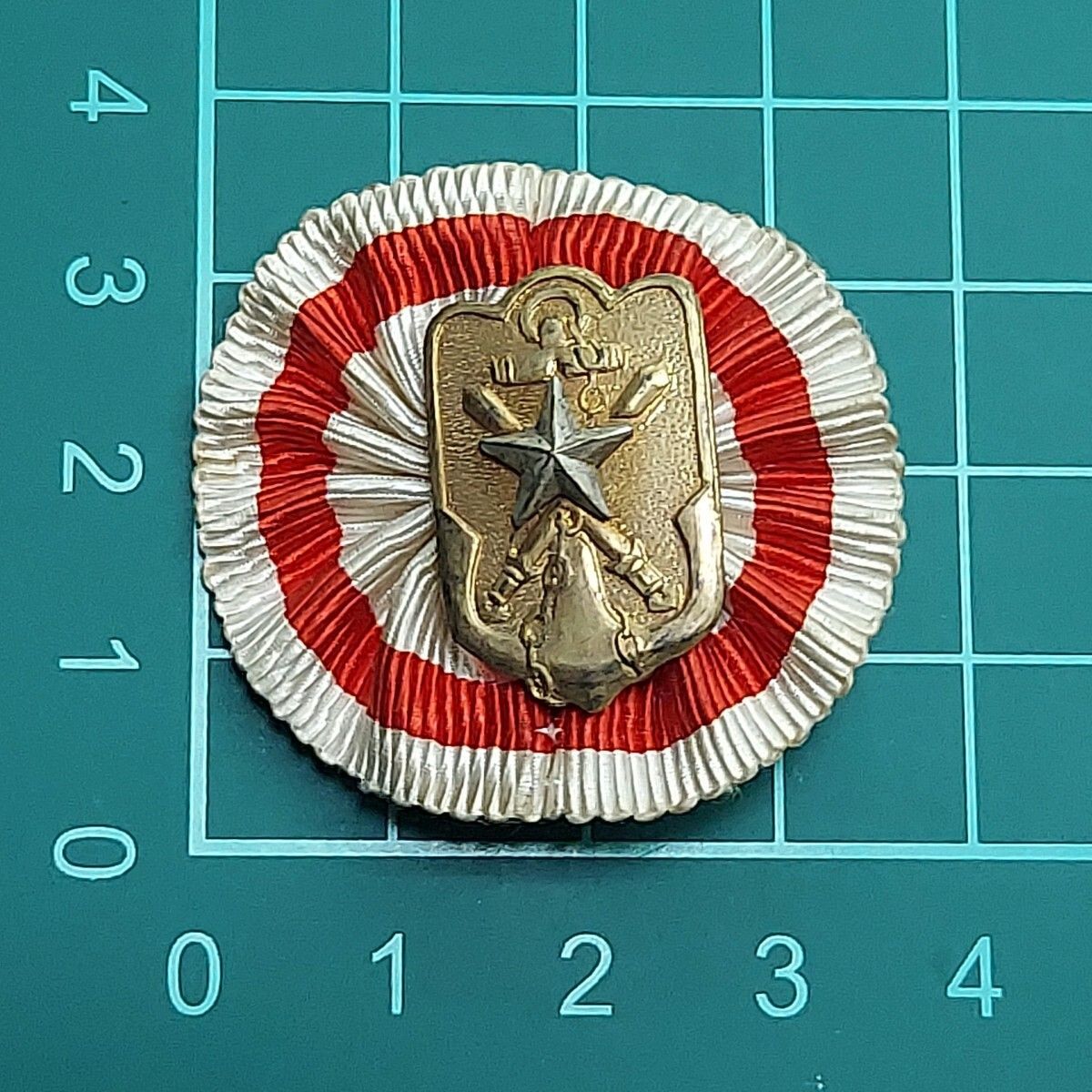 帝国在郷軍人会 会員徽章 旧日本軍陸軍、海軍の予備役将校の徽章