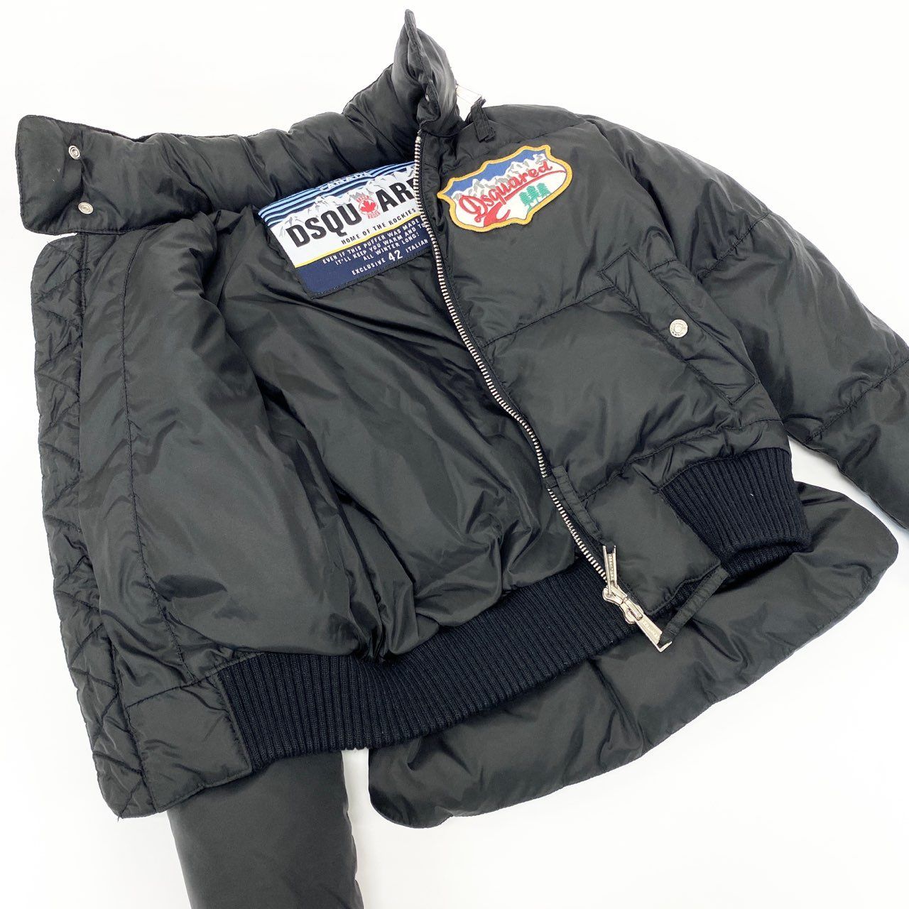 77L9 DSQUARED2 ディースクエアード ダウンジャケット フード付 2way