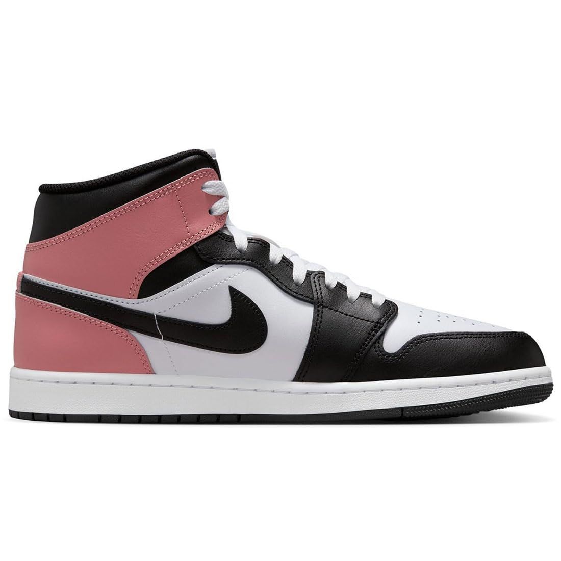 ナイキ エア ジョーダン 1 ミッド AIR JORDAN MID ホワイト ブラック ピンク DQ 8426 100 26 0 cm その他 陸上競技 スポーツ