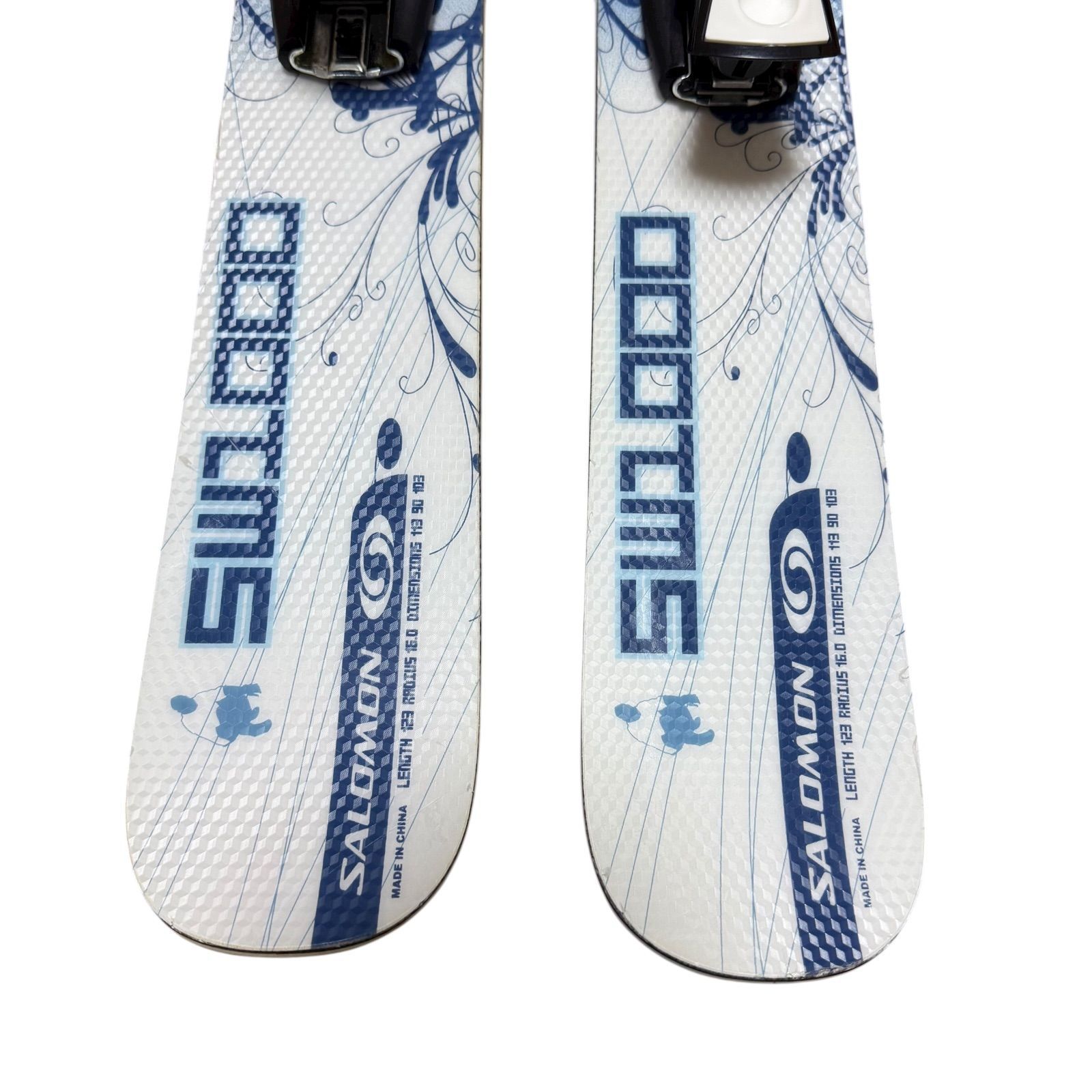 中古美品】SALOMON SW1000 123cm ショートスキー スキー板 サロモン