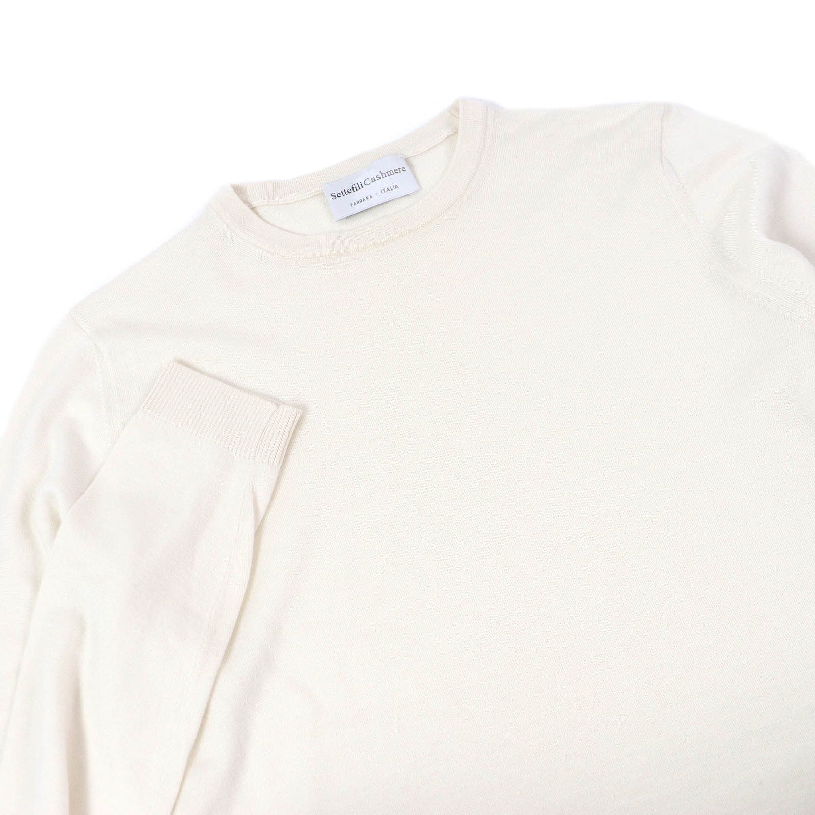 極美品□Settefili Cashmere セッテフィーリカシミア カシミヤ シルク