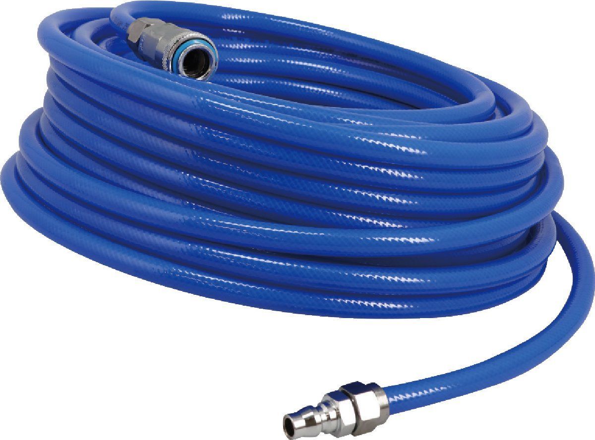 シグネット SIGNET 65454 クイックカプラー付きエアホース 8.0 mmX 20 m ブルー 品番 エアーホース エアー工具 車 整備 工場 バイク