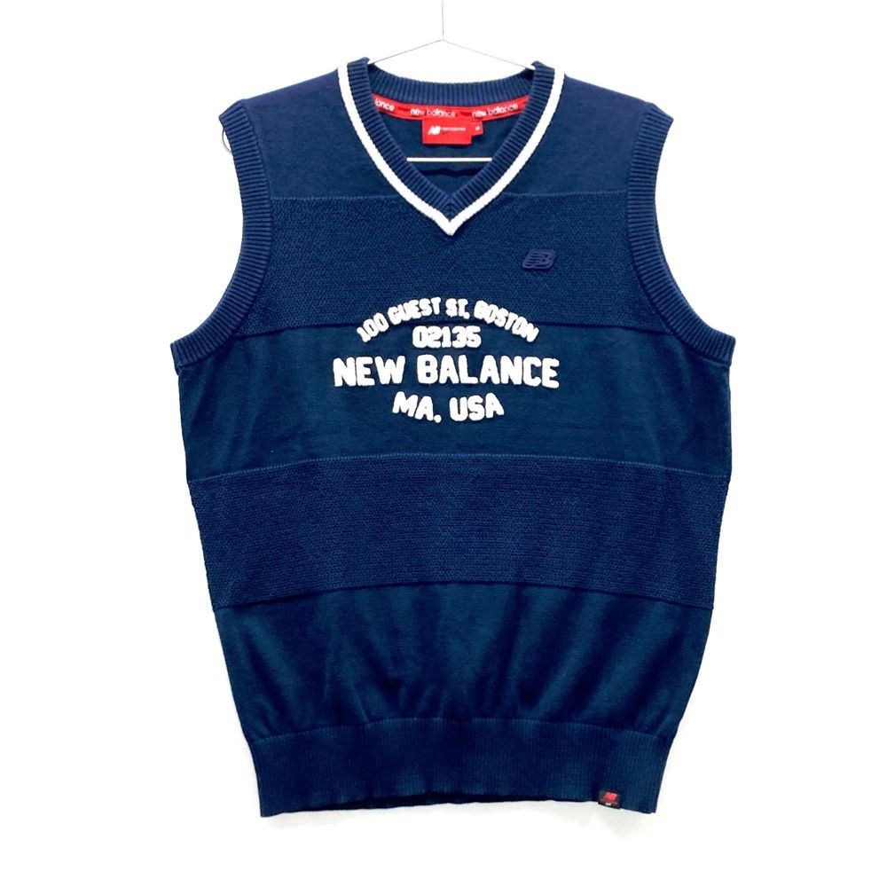 サイズ：5 NEW BALANCE GOLF ニューバランス Vネック ニットベスト