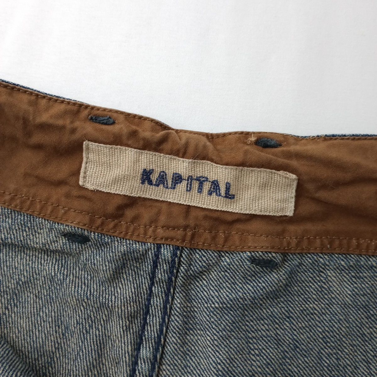 KAPITAL キャピタル デニムパンツ ポケットデザイン 日本製 0/XS