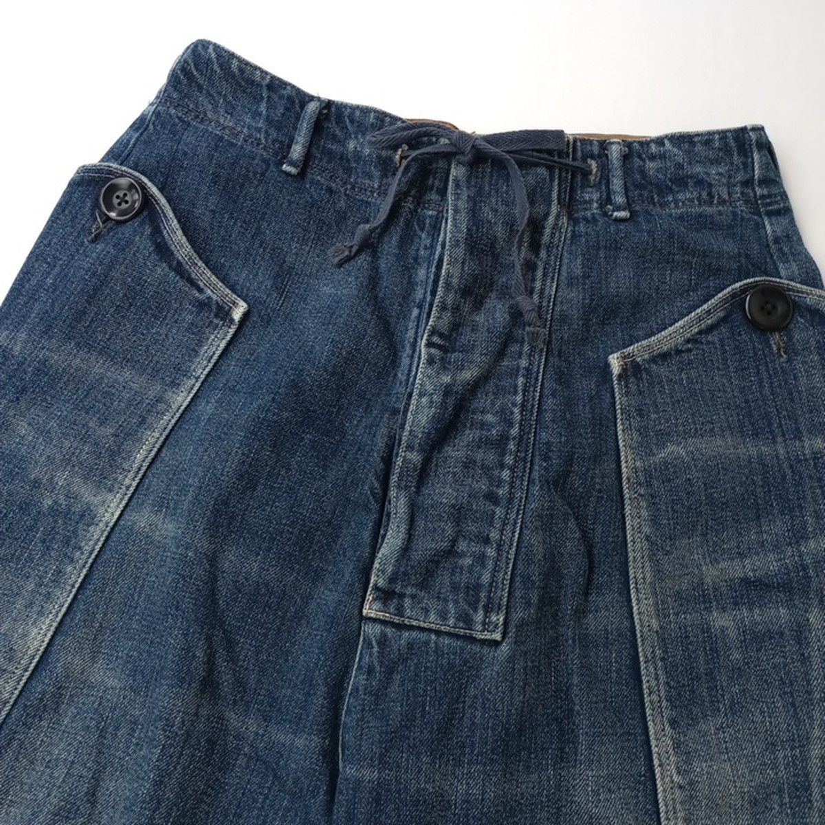 KAPITAL キャピタル デニムパンツ ポケットデザイン 日本製 0/XS