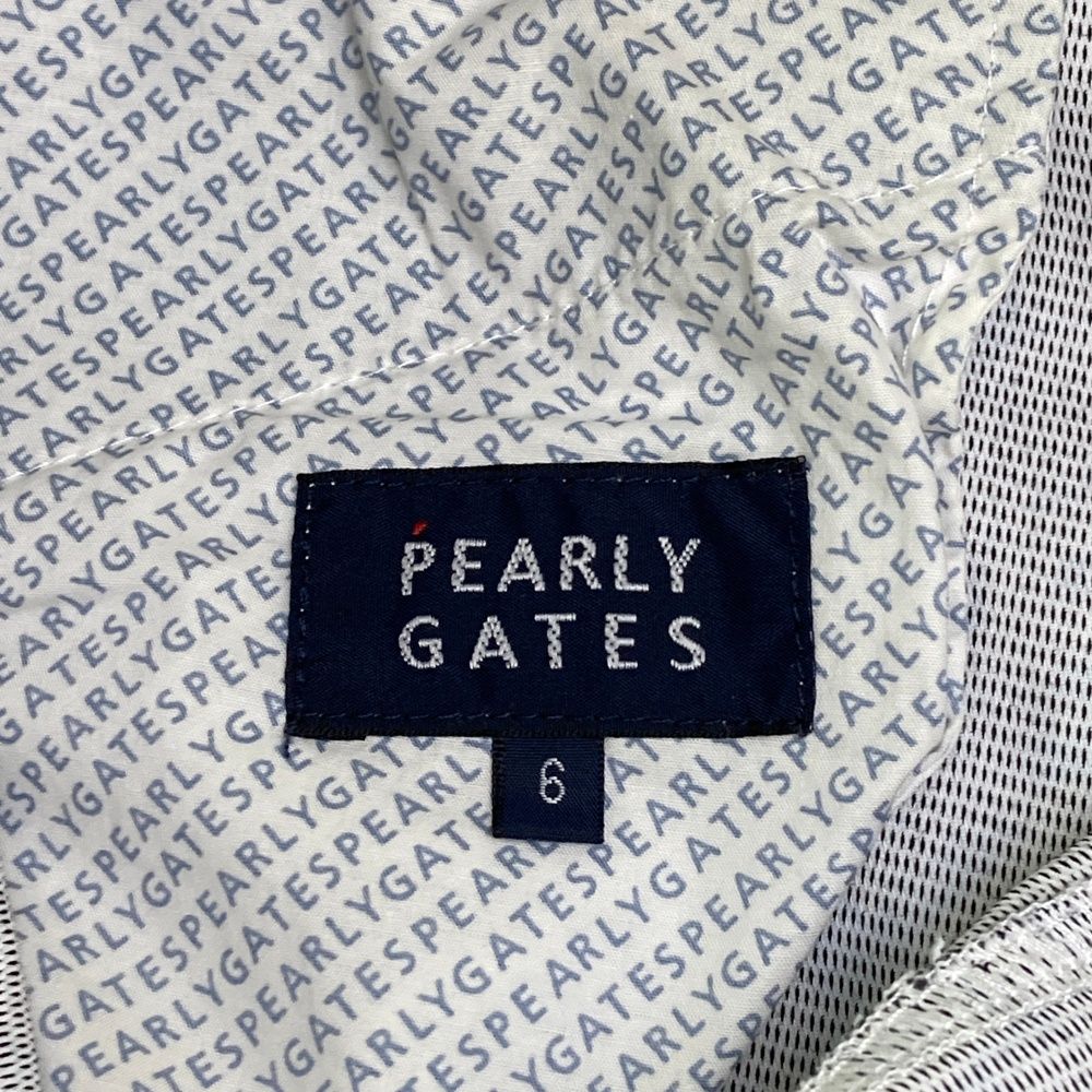 サイズ：6 PEARLY GATES パーリーゲイツ ストレッチパンツ クジラ ロゴ