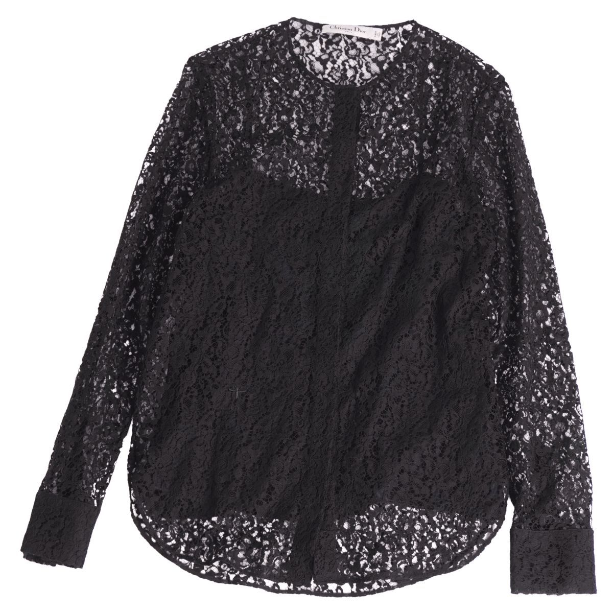 【極美品】Christian Dior ブラック シルク100% M ブラウス 極美品 クリスチャンディオール Christian Dior シャツ 2018 - メルカリ