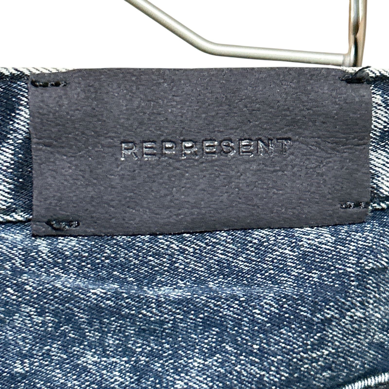 REPRESENT リプレゼント ダメージ加工 スキニーデニム W28 濃紺 