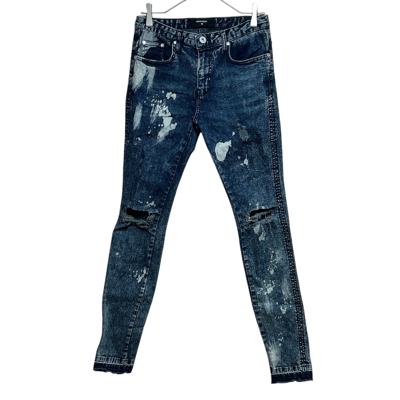 represent バイカースキニーデニム REPRESENT リプレゼントバイカースキニーデニム28 限定価格 Represent
