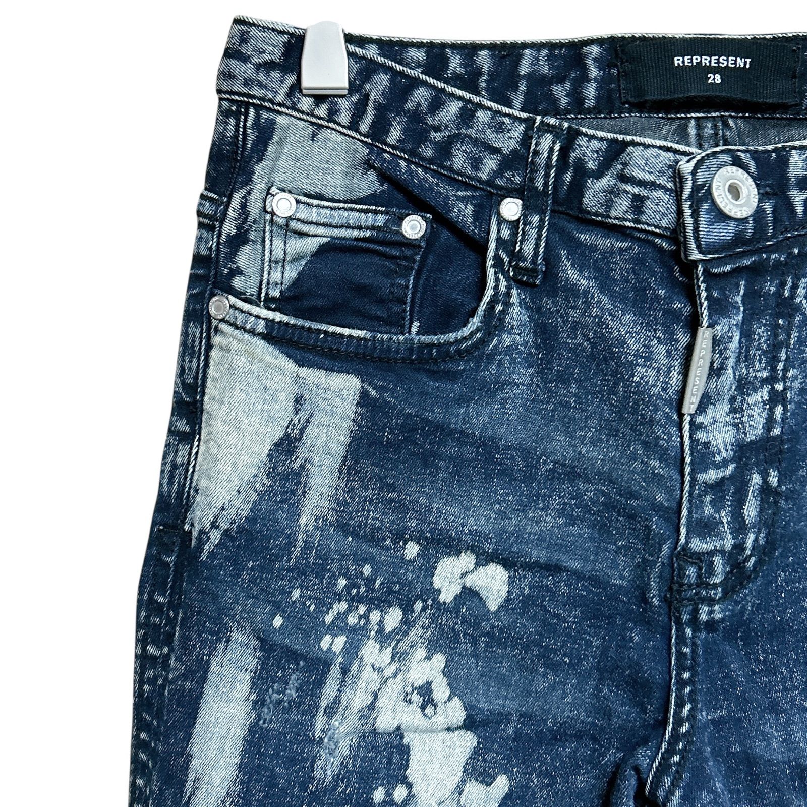 リプレゼント REPRESENT ダメージ加工スキニーデニムパンツ 28インチ 