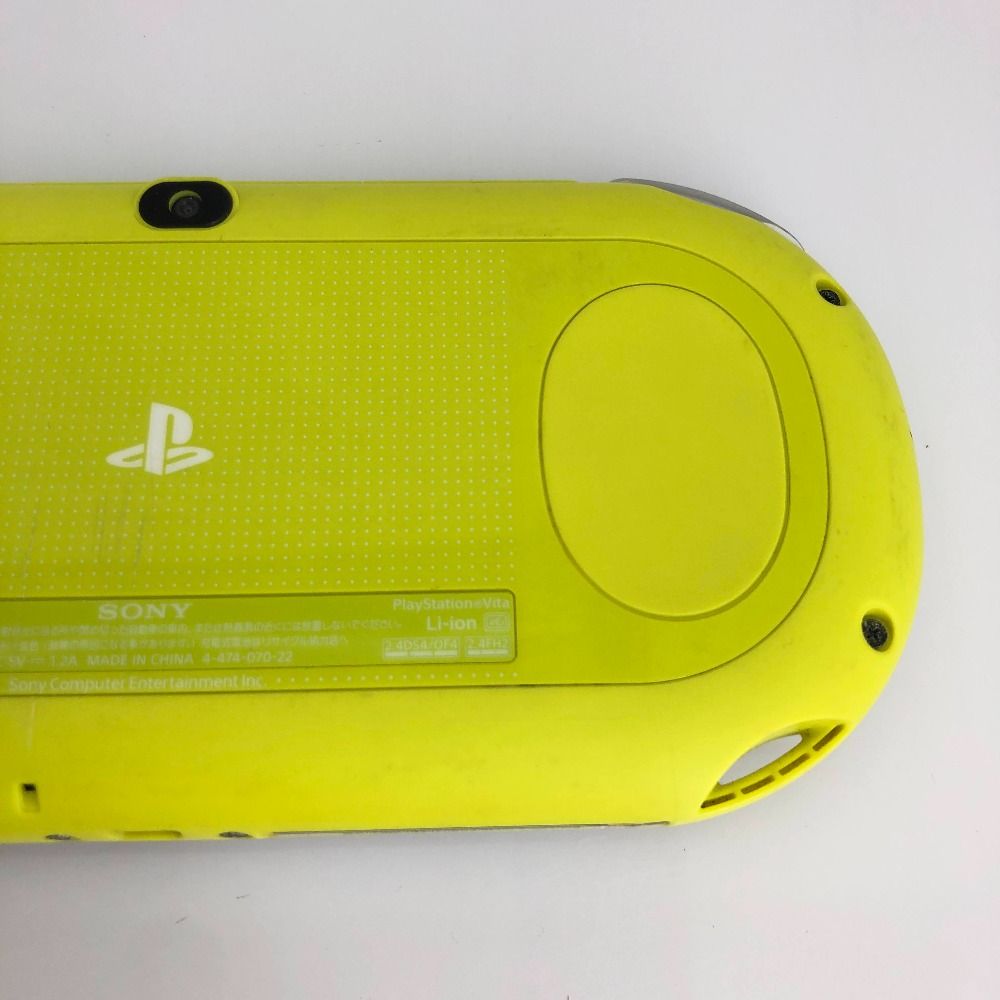 05w17448T 【PS VITA】PlayStation VITA 本体のみ PCH-2000 ライム