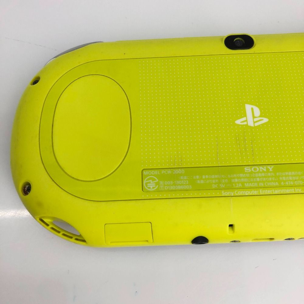 05w17448T 【PS VITA】PlayStation VITA 本体のみ PCH-2000 ライム