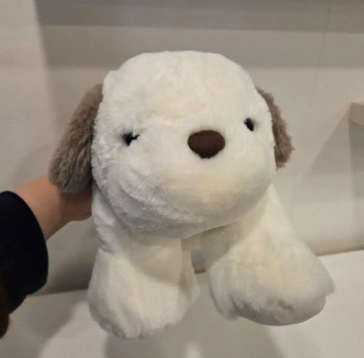 MISTREASS Cable Knit Padded Jacket beige