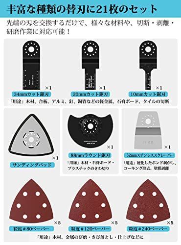 Mrupoo 充電式マルチツール
