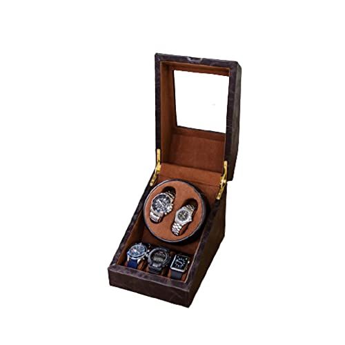 時計収納ワインディングマシーン 2本巻き 完成品ブラウン OY 01 BR 35 bb 7161