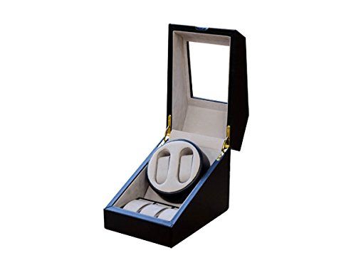 時計収納ワインディングマシーン 2本巻き 完成品ブラック OY 01 BK fc 315 cec