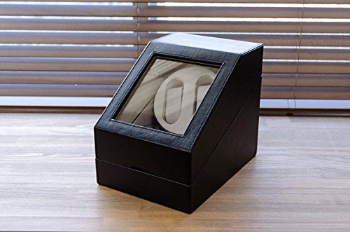 時計収納ワインディングマシーン 2本巻き 完成品ブラック OY 01 BK fc 315 cec