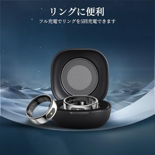 最新 タッチ操作対応スマートリング生活リズムを可視化睡眠の質と日中の活力を感知50メートル防水30日間バッテリー持続超軽量設計日本語アプリ対応iOS