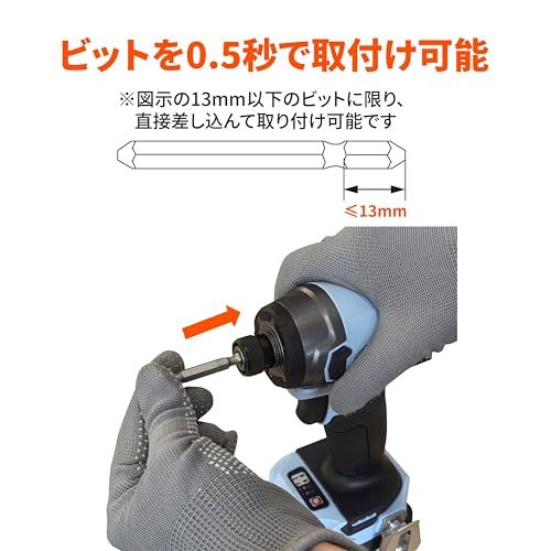  KINGMAX インパクトドライバー マキタ 互換 工具 18 v充電式 インパクト 最大トルク250 N ｍ 日本 保証付 4段階切替モード 高出力ブラシレスモーター LED残照機能付き KID 本体のみ c 9 d 68699 計量カップ 鍋敷きセット その他 キッチン 食器