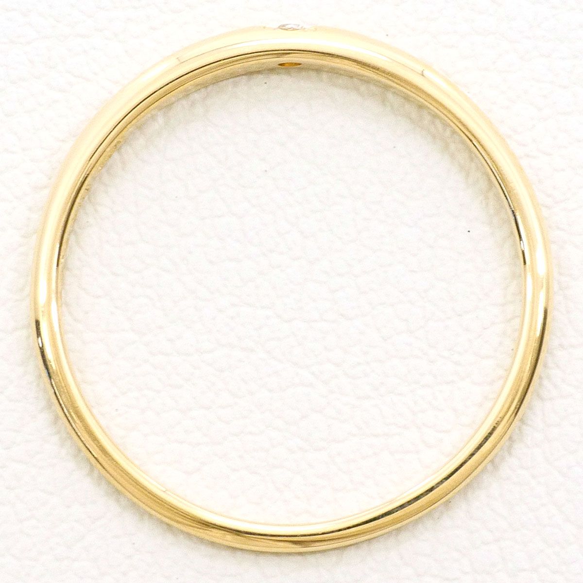 エテ ete K10YG リング・指輪 9号 ダイヤモンド 0.01ct 総重量約0.9g