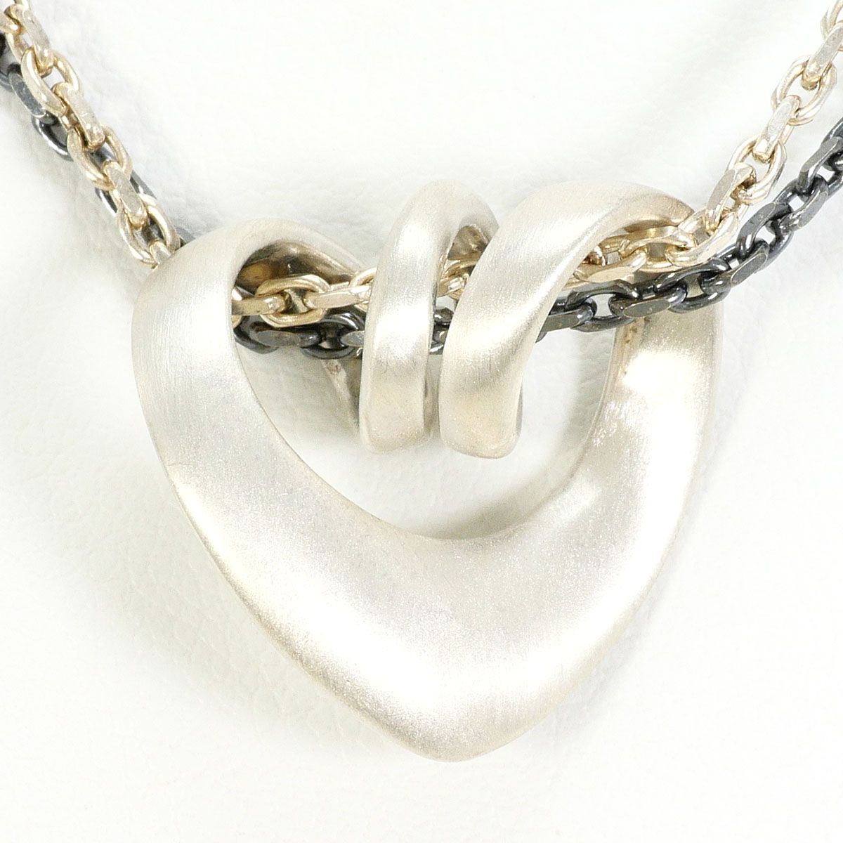 ジョージジェンセン Georg Jensen シルバー925 BKメッキ ネックレス 総 