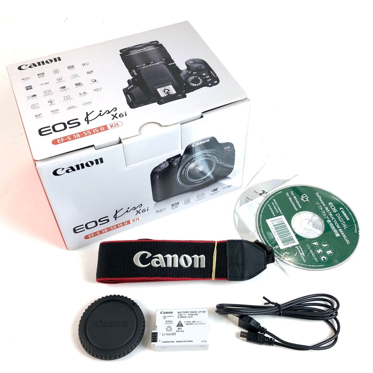 キヤノン Canon EOS Kiss X6i ボディ デジタル 一眼レフカメラ 【中古
