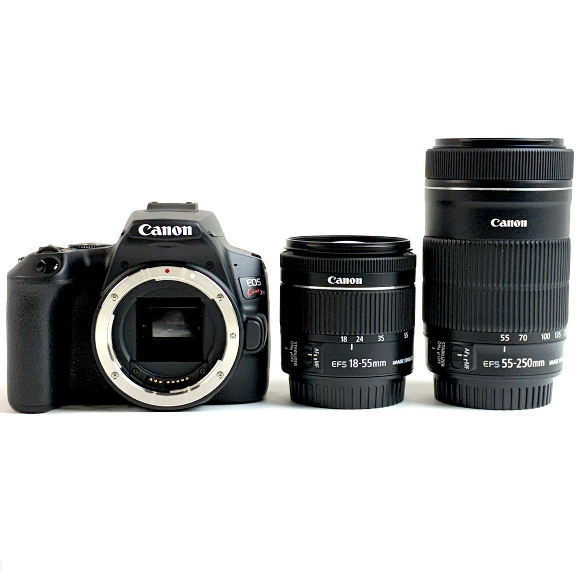 キヤノン Canon EOS Kiss X 10 ダブルズームキット ブラック デジタル 一眼レフカメラ