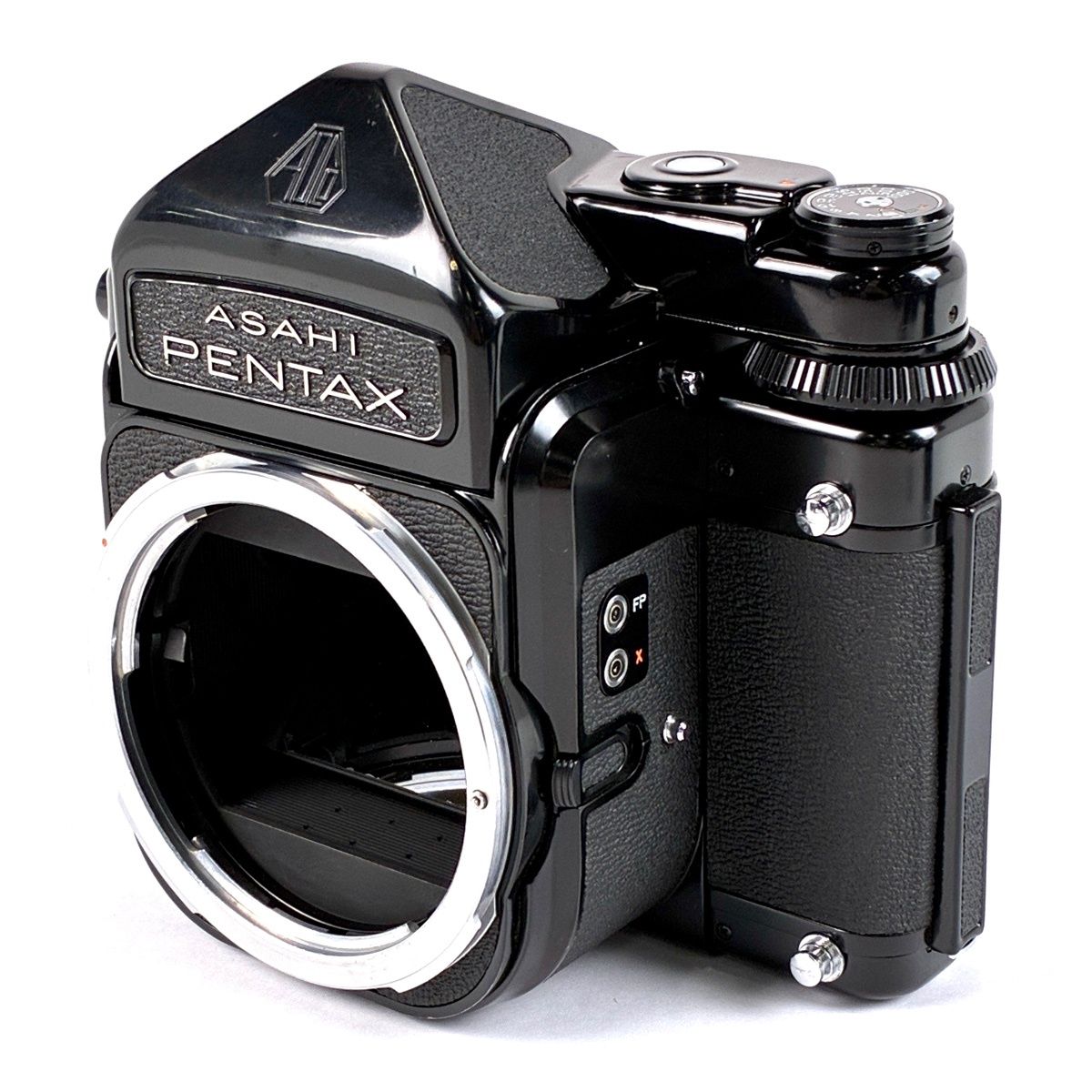 ペンタックス PENTAX 6 X 7 ボディ TTLファインダー ウッドグリップ付 中判カメラ