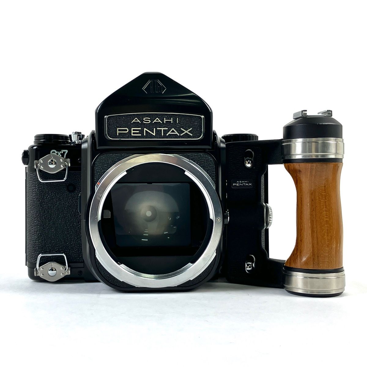 ペンタックス PENTAX 6 X 7 ボディ ウッドグリップ付 中判カメラ