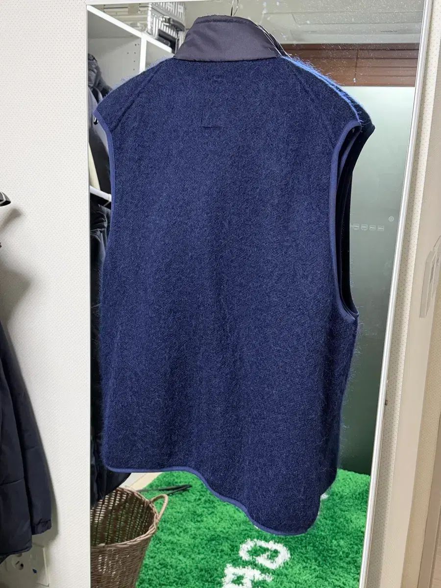 nanamica モヘア ベスト ネイビー xl